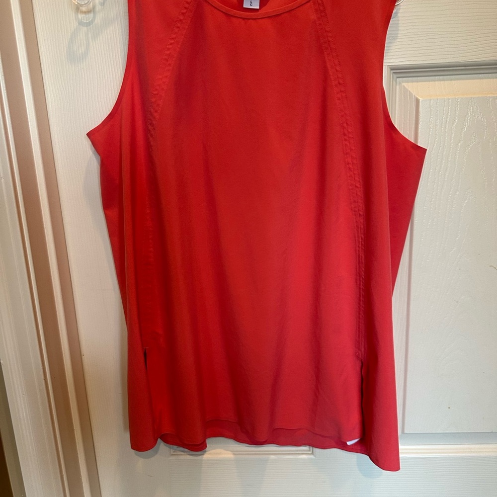 Athleta Coral silky top